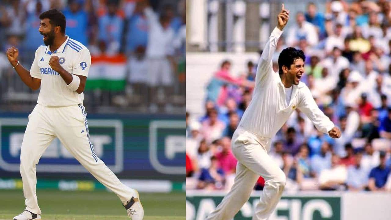 Jasprit Bumrah and Wasim Akram
