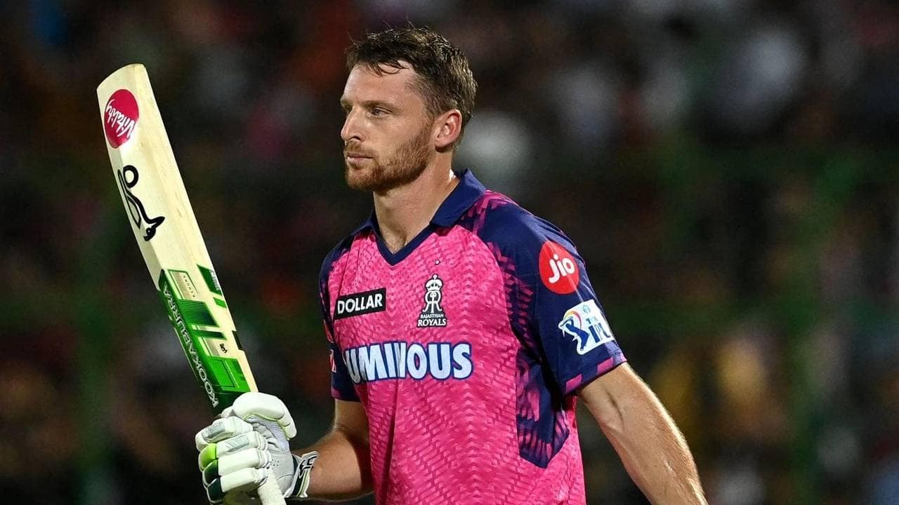 Jos Buttler batting for RR in IPL