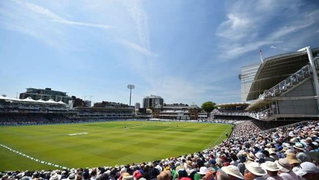 a general view of a cricket stadium