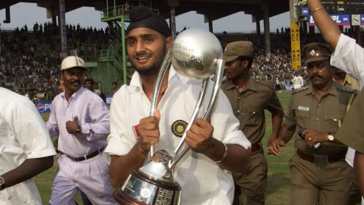 Harbhajan during a Test match