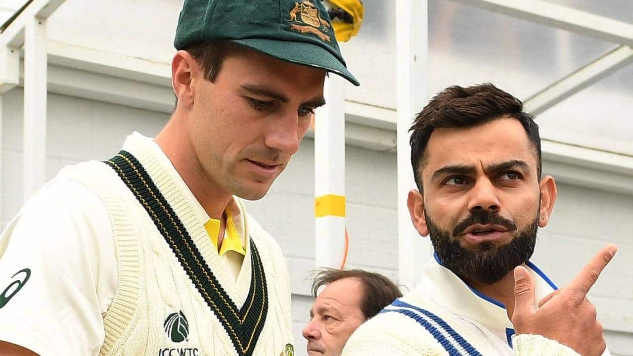 Virat Kohli and Pat Cummins