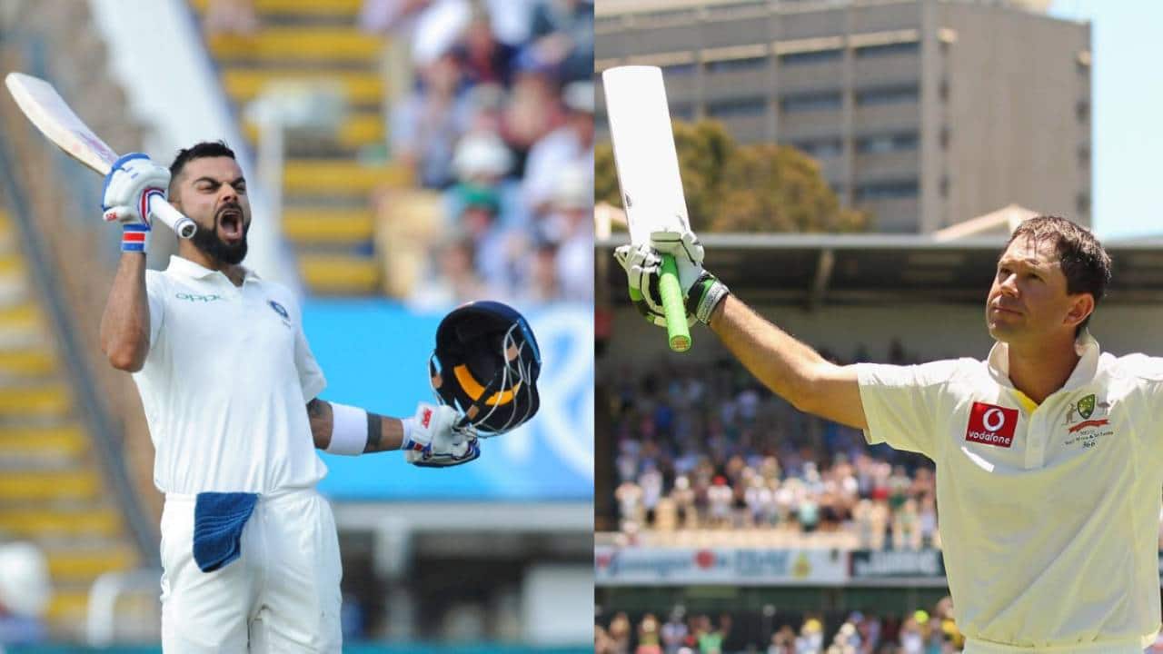 Virat Kohli and Ricky Ponting