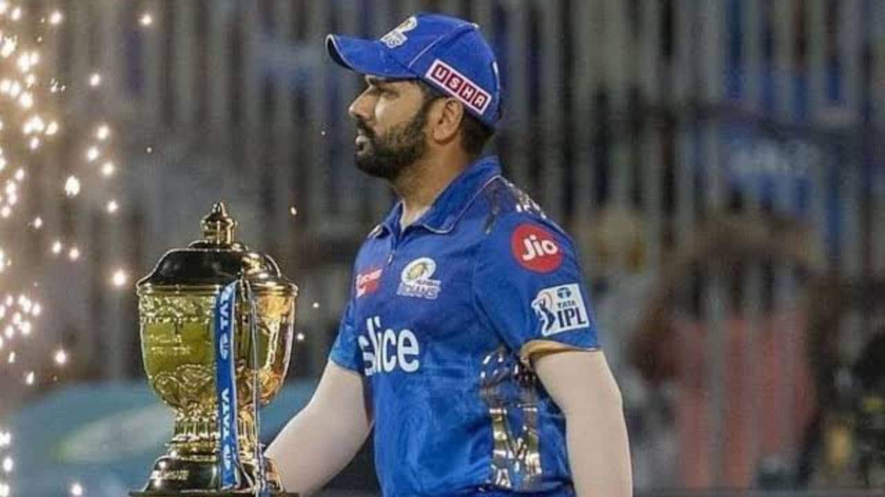 Rohit playing for Mumbai Indians
