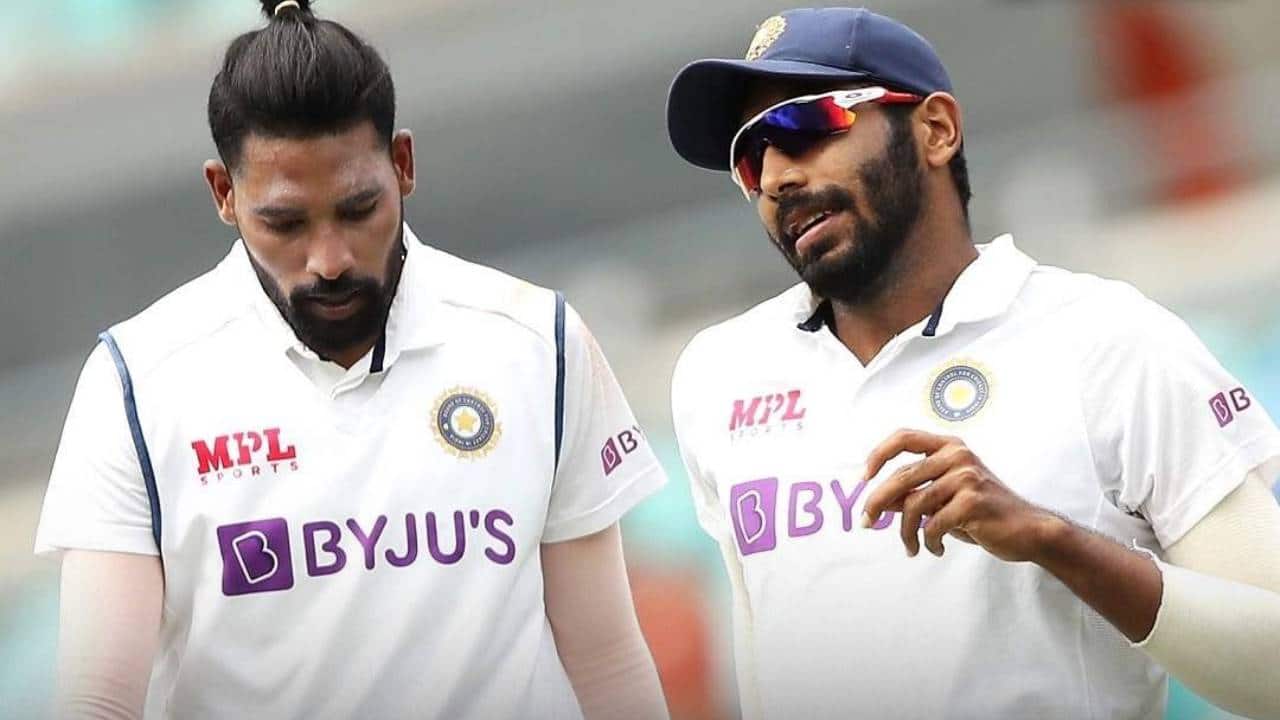 Mohammed Siraj and Jasprit Bumrah