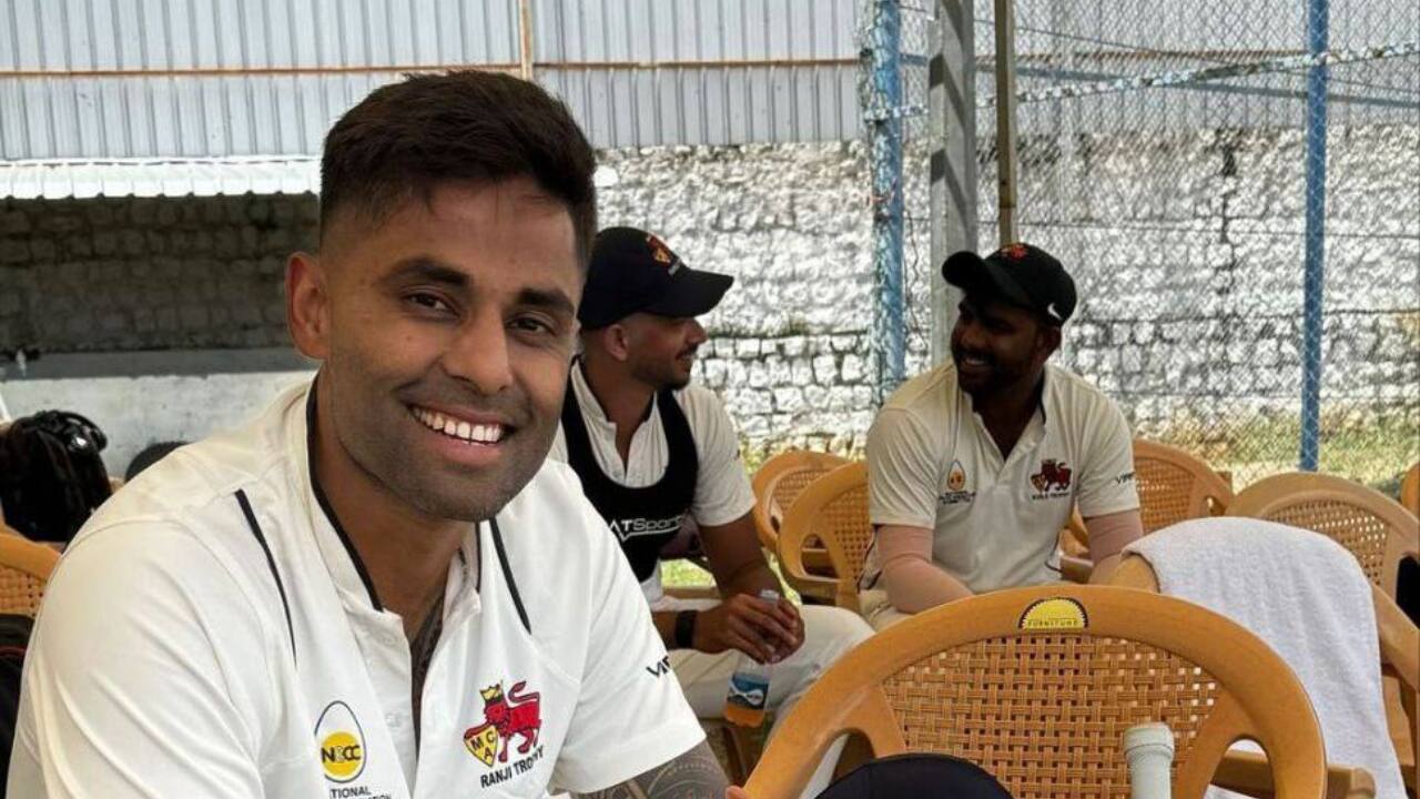 Suryakumar playing in Buchi Babu tournament