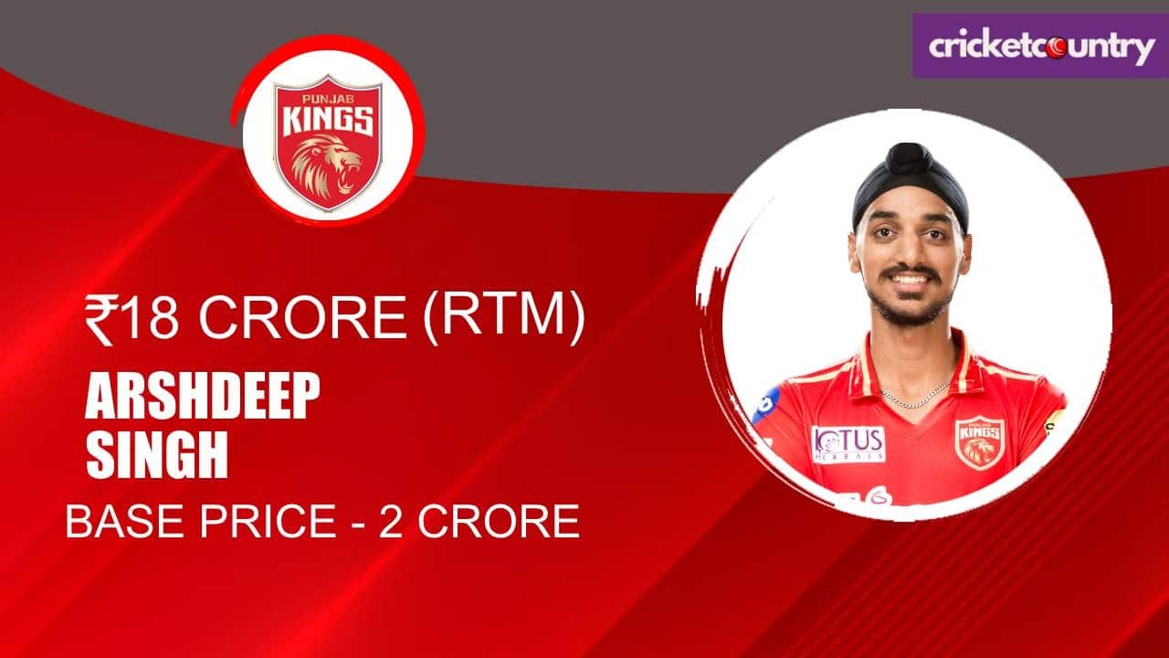 Arshdeep Singh sold to PBKS